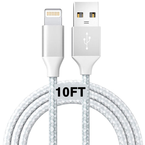 10ft Apple Lightning to USB Cable, iPhone 14 pro Fast Charger Cable, Long Car Charging Cord for iPhone 14, 14 pro max,13,Plus,SE 2nd/12/11/Xs/XR, iPad 4/5/ 6/7/ 8, Mini 2/3/4/5, Air 2/3