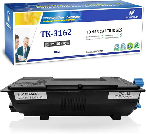 VICTORSTAR Compatible Toner Cartridge TK3162 TK-3162 TK 3162 Black for Kyocera ECOSYS M3645idn M3145idn P3045dn P3050dn P3055dn P3060dn P3150dn P3155dn P3260dn M3145dn M3645dn M3860idn M3860idnf