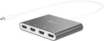 j5create USB-C to 4 Port HDMI Adapter Hub- Multi Monitor Splitter - Support 4 1080p 60Hz Displays - Compatible with Type-C MacBook and Windows Laptop (JCA366)