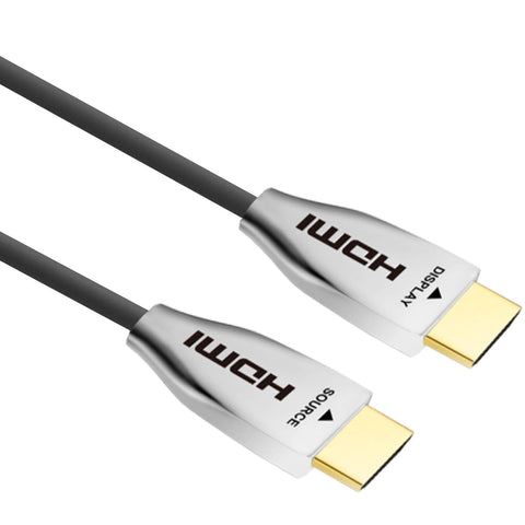 RUIPRO Fiber Optic HDMI Cable 33FT 4K 60FPS HDMI 2.0 18Gbps Active Optical Cable (AOC) / YUV4:4:4 201A