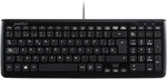 Perixx PERIBOARD 208B ES, Teclado compacto con Cable - USB - Negro - QWERTY Español