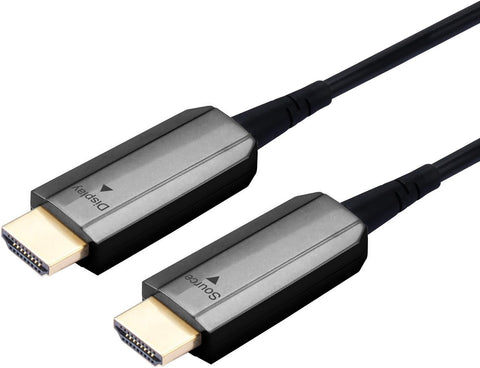 Cacoy Fiber Optic HDMI Cable 100ft/30m 4K 60Hz HDMI 2.0 Cable 18Gbps HDMI Cord Support ARC HDR HDCP2.2 3D Dolby Vision for Blu-ray/TV Box/HDTV / 4K Projector/Home Theater
