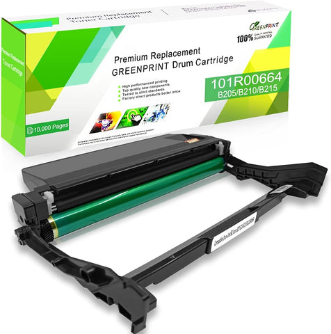 GREENPRINT B205 B210 B215 Compatible Drum Cartridge Drum Unit Black 10000 Pages - 101R00664 for Xerox B210 B205 B215 Multifunction Printer