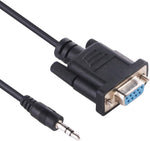 6FT DB9 9 Pin to RS232 3.5mm Audio Jack Serial Adapter Cable FTDI Chip DB9-RS232-AJ