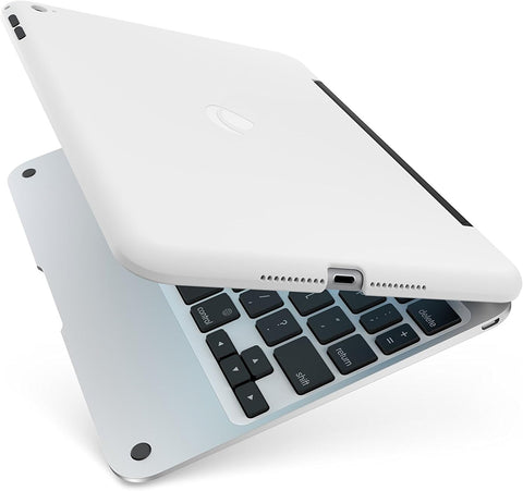 Incipio Clamcase Pro - All-in-one Keyboard Case for iPad mini 4 - White/Silver