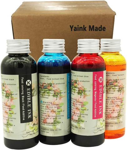 YainkMade 4 Colors Compatible Ink Refill kit for 250/251 225/226 125/126 270/271 1200 2200 1500 2500 PG210 CL211 PG245 CL246 ect,Suit PIXMA iP7220, MG5420, MG5520, MG6420, MX722, MX922 Ect Printers