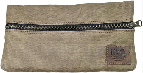 Hide & Drink, Pen Accessories Kit Pouch Holder, Secure Fit, G Pen Soft Travel Bag Handmade from Waxed Canvas - Fatigue