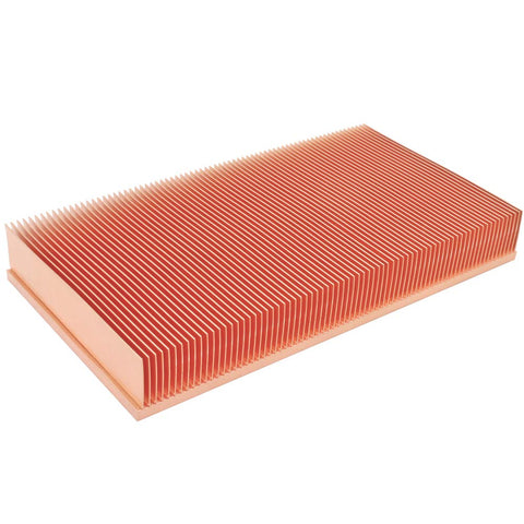 Pure Copper Heatsink 5.91 x 3.15 x 0.79inch / 150mm x 80mm x 20mm for High Power LED Amplifier Electronic Chip Cooling Skiving Fin Circuit Board Cooler Large Heat Sink Radiator