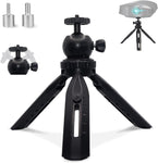 2-Be-Best Mini Projector Stand, Mini Projector Tripod Mount Compatible with DR.J, DBPOWER, Anker, PVO, Artlii, LoongSon, AuKing, ClokoWe, VOPLLS and Most Mini Projectors (Black, Upgraded)