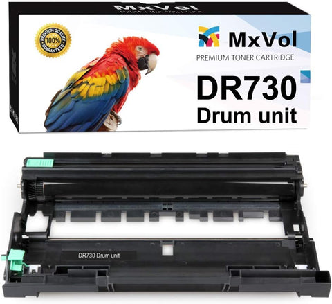 MxVol Compatible Drum Unit Replacement for Brother DR730 DR-730 DR 730 use for HL-L2350DW DCP-L2550DW MFC-L2710DW MFC-L2750DW HL-L2395DW Printer (NO Toner, 1 Pack)