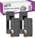 Limeink 2 Black Compatible High Yield Laser Toner Cartridges for Xerox Printers WorkCentre 6025 Work Centre 6027 Phaser 6022 6020 Ink