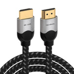 8K HDMI 2.1 Cable 10 ft, TechDuck Premium Braided 28AWG High Speed 8K@60Hz 4K@120Hz/144Hz 48Gbp HDMI Cord, Dynamic HDR eARC/ARC Dolby, Certified UHD HDMI to HDMI Cable for Gaming/Monitor/Ultra HD TV