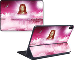 MightySkins Skin Compatible with Apple iPad Pro Smart Keyboard 12.9" (2018) - Jesus - Protective, Durable and Unique Vinyl Decal wrap Cover - Easy to Apply and Change Styles - Made in The USA