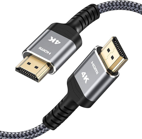 Highwings High-Speed 4K HDMI Cable 25 FT, 18Gbps High Speed 2.0 Braided HDMI Cord, 4K HDR,HDR10,HDCP 2.2,ARC,Video 4K Ultra HD,2160p,HD 1080p,3D, Compatible with Roku TV/HDTV/PS5/Blu-ray