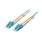 Cable Matters 10Gb 40Gb OFNP Plenum Rated Multimode Duplex 50/125 OM4 Fiber Cable (Fiber Optic Cable, LC to LC Fiber Patch Cable) 2m