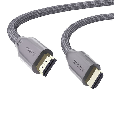 BOMENYA 8K HDMI Cable 3.9FT/1.2M, 4K@120Hz/8K@60Hz High-Speed 60HZ 48Gbps Braided HDMI Cable-Compatible with HDMI 2.1, High Speed with Ethernet, Blu-ray/PS5/Xbox Series X/Switch