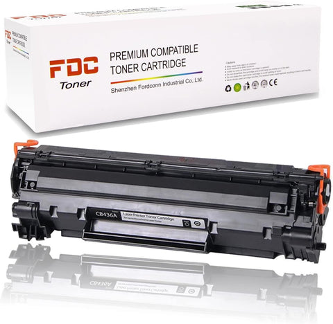 FDC Printer Toner CB436A 36A Toner Cartridge Compatible for HP Laserjet M1522n M1522nf MFP P1505 P1505n M1120 M1120n Printers Ink 2,000 Pages(1-Pack )