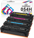 CHENPHON Compatible Canon 054H 054 Toner Cartridge High Capacity 4-Pack (BK/CMY) with Canon imageCLASS MF644Cdw LBP622Cdw LBP620C 621cw 623cdw MF641cw 642cdw 640c 643cdw 645cx Laser Printer (Black)