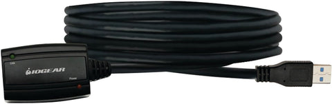 IOGEAR Active USB 3.0 16.4Ft Extension Cable - (M) to (F) - Data Transfer Up To 5Gbps - Oculus Rift Sensor - Oculus Quest/Quest 2 VR - Xbox One PC - Mac - and More - GUE305