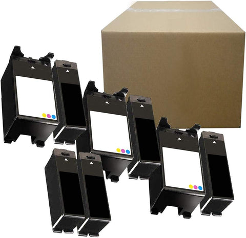 Inktoneram Compatible Ink Cartridges Replacement for Dell Series 23 V515W X751N X752N High Yield ([5-Black, 3-Color], 8-Pack)