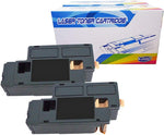 Inktoneram Compatible Toner Cartridges Replacement for Dell 1250c 1350cnw 1355cn 1355cnw C1760nw C1765nf C1765nfw 332-0407 (Black, 2-Pack)