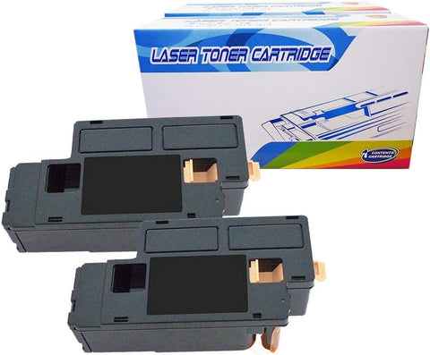 Inktoneram Compatible Toner Cartridges Replacement for Dell 1250c 1350cnw 1355cn 1355cnw C1760nw C1765nf C1765nfw 332-0407 (Black, 2-Pack)