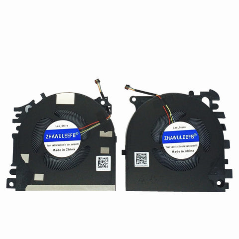 ZHAWULEEFB Replacement New CPU +GPU Cooling Fan for HP Zbook Fury 15 G5 Laptop MG75090V1-1C120-S9A MG75090V1-1C110-S9A DC5V 2.25W Fan