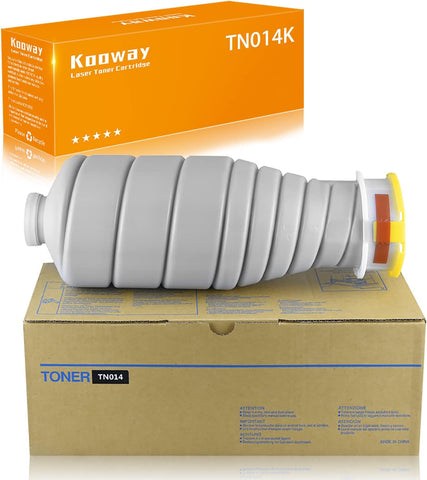 kooway Compatible TN014 / A3VV130 / TN-014 Toner Cartridge Replacements for Konica-Minolta BizHub Press 1052 / 1250 / 1250P / 137,000 Pages (TN014 Black 1 Pack)