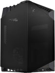 Silverstone SST-LD03B Lucid Mini Tower Mini-ITX Computer Case, Silent High Airflow Performance, 3X Tinted Tempered Glass