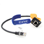 Eonvic RJ45 Ethernet Cable Cat5 Male to Female Ethernet LAN Network Extension Cable with RJ45 Panel Mount