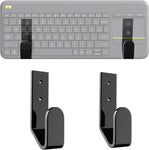 Keyboard Wall Hanger Universal for Gaming Mechanical Keyboards, Keyboard Wall Mount Storage Organizer Compatible with Logitech/Razer/Microsoft/Kensington, etc, for Devices Thickness < 2.5cm