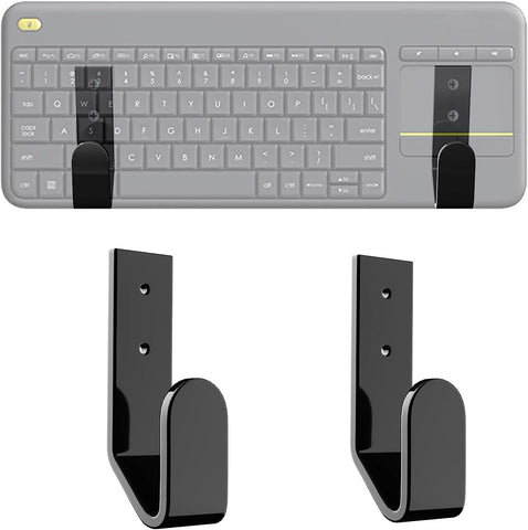 Keyboard Wall Hanger Universal for Gaming Mechanical Keyboards, Keyboard Wall Mount Storage Organizer Compatible with Logitech/Razer/Microsoft/Kensington, etc, for Devices Thickness < 2.5cm