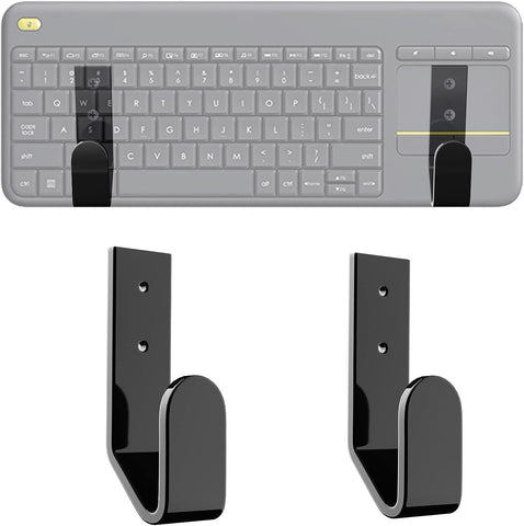 Keyboard Wall Hanger Universal for Gaming Mechanical Keyboards, Keyboard Wall Mount Storage Organizer Compatible with Logitech/Razer/Microsoft/Kensington, etc, for Devices Thickness < 2.5cm
