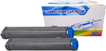 Inktoneram Compatible Toner Cartridges Replacement for Okidata B4600 / B4550 / B4400 /B4500 B4600n B4500n B4550n B4400n 43502301 (Black, 2-Pack)