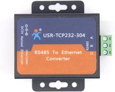 PUSR USR-TCP232-304 Serial RS485 to TCP/IP Ethernet Server Converter Module with Built-in Webpage DHCP/DNS Supported