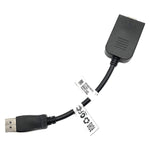 DP/N 0RN699 Cable CN-ORN699-48570-34G-03W2-A01 Amphenol VGA Female to DisplayPort Male