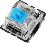 Gateron KS-8 X5 Switches for Cherry MX Type Mechanical Keyboards (110 Pack, Blue Plate Mount)