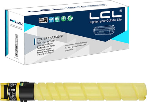 LCL Compatible Toner Cartridge Replacement for Konica Minolta TN626 TN-626 TN626Y TNP-626Y ACV1230 High Yield bizhub C450i C550i C650i Printers (1-Pack Yellow)