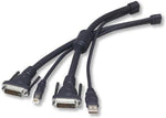 Belkin Omniview SOHO KVM Cable USB DVI and Audio (F1D9201-10)