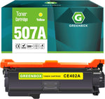 GREENBOX Compatible Toner Cartridge Replacement for HP 507X 507A CE400X CE400A for HP Enterprise M551n M551dn M551xh Printer (1 Yellow)