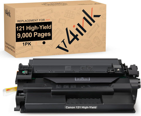 v4ink 121H Compatible Toner Cartridge Replacement for Canon 121 CRG-121 3252C001(High-Yield, 9000pages) Work with Canon imageCLASS D1620 D1650 Series Printer