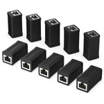 RJ45 Inline Coupler, BENFEI 10 Pack Cat7 Cat6 Cat5e Ethernet Coupler Female to Female