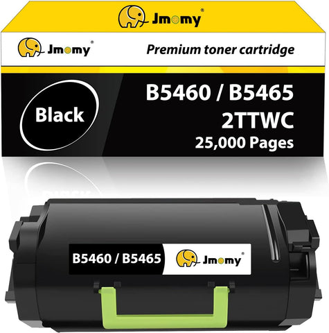 2TTWC 331-9755 Compatible Replacement for Dell 2TTWC 331-9755 Toner Cartridge for Dell B5460 B5465 B5460dn B5465dnf Printers(25,000 Pages)