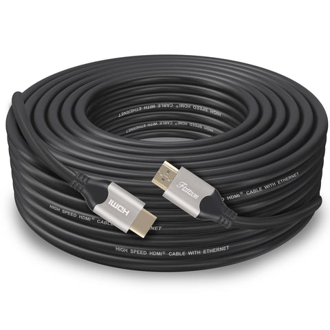 Fizttzon 4K HDMI Cable 50Ft High Speed HDMI 2.0 Cable Support 4K/60Hz,3D,1080P,18Gbps Transfer-Grey