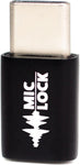 Mic-Lock USB C Micro Audio Security (Black, Pack2)