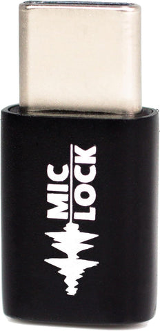 Mic-Lock USB C Micro Audio Security (Black, Pack5)