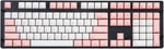 Qisan PBT Keycaps 108 Key Cherry Profile Keycap Set Dye-subbed for 61/87/104/108 MX Switches Mechanical Gaming Keyboard (Pink)