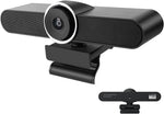 JACKLY Conference Room Camera 1080P All in one Laptop Webcam USB Webcam Wide Angle Camera with Microphone and Speaker
