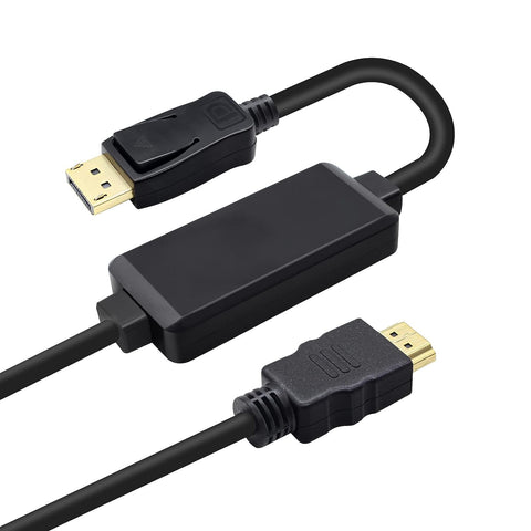 HDMI to DisplayPort Cable 4K/30Hz, HDMI 1.4 in to Display Port 1.2 Out Converter Cable HDMI DP Adapter