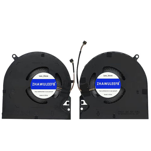 ZHAWULEEFB New CPU+GPU Cooling Fan for Razer Blade 15 RZ09-0288 02886EM2 RZ09-0301 03017EM2 03018E52 RZ09-0313 RZ09-0330 03305E43 ?03304E42 RZ09-0367 FNDX DFS5K123043635 FNDY DFS5K121144645 DC5V 0.5A